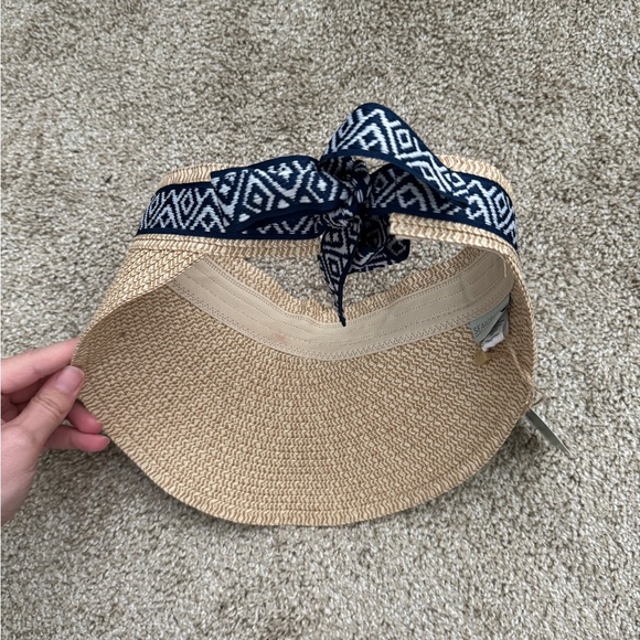 NEW Sea & Grass Visor With Ribbon - Picture 3 of 5